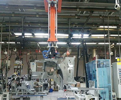 機器人手動(dòng)線(xiàn)取件裝置